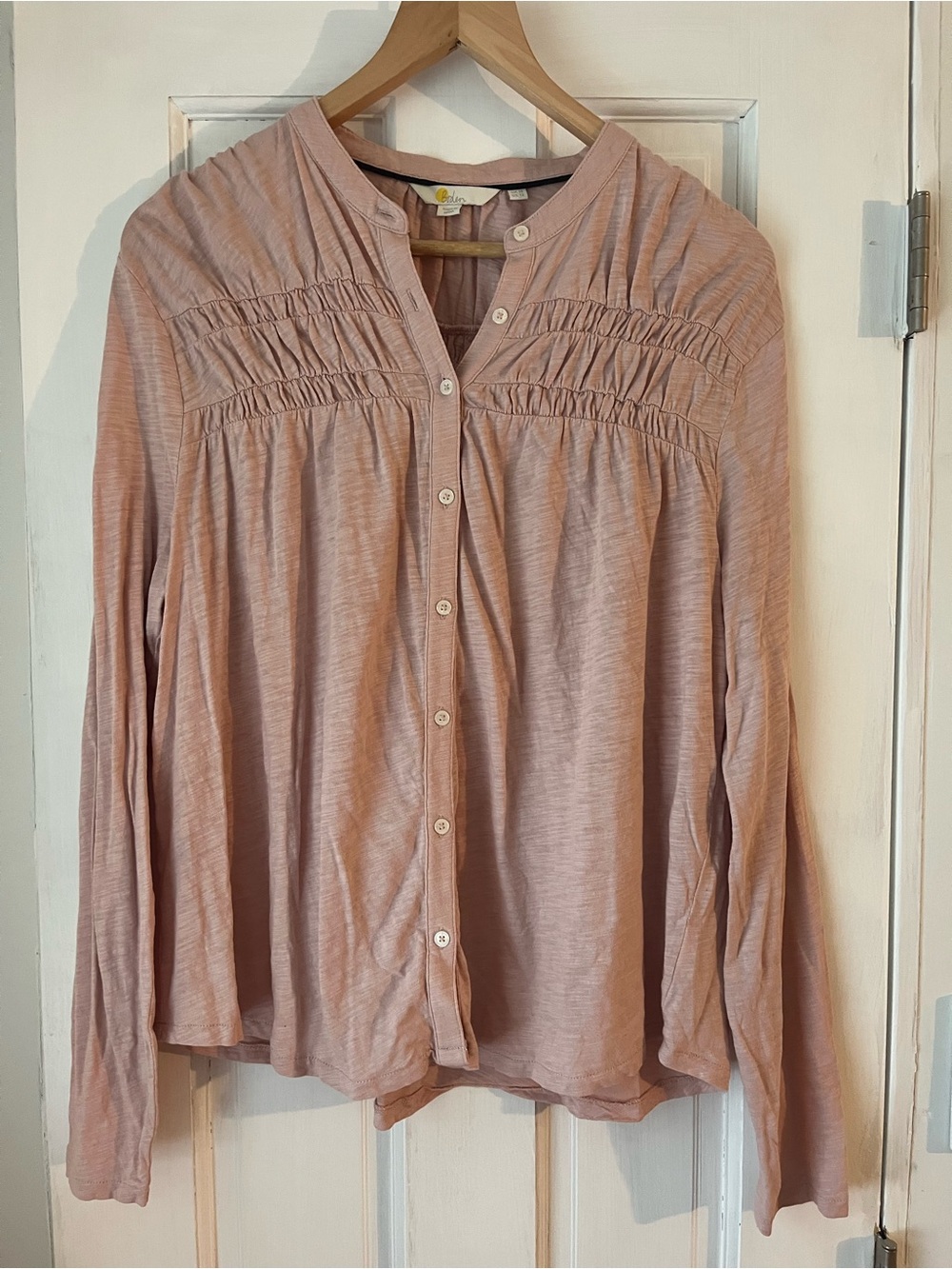 Light Pink BODEN Button-Front Women’s top